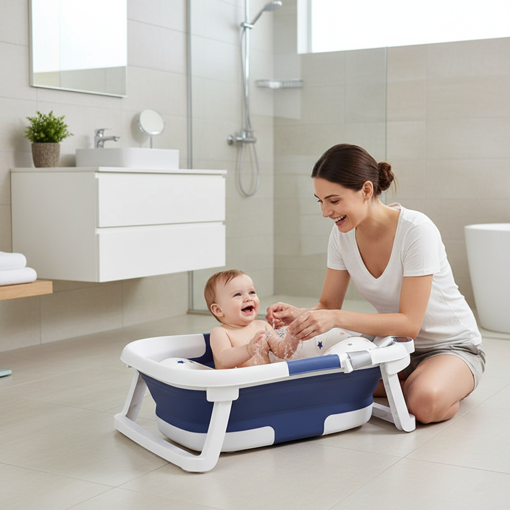 BAÑERA CON TERMOMETRO  BABY spa