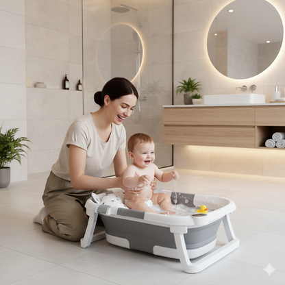 BAÑERA CON TERMOMETRO  BABY spa