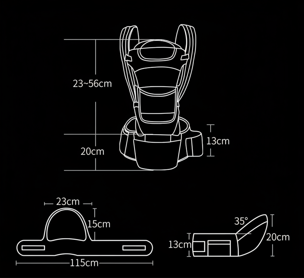 CARGADOR BEBE ULTRA FIT ERGONÓMICO
