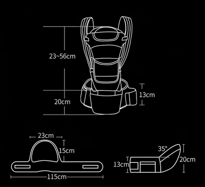 CARGADOR BEBE ULTRA FIT ERGONÓMICO